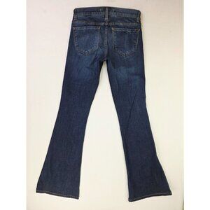 J Brand Size 24X34 Womens Babe Classic Flare Blue Denim 5 Pocket Low Rise Jeans